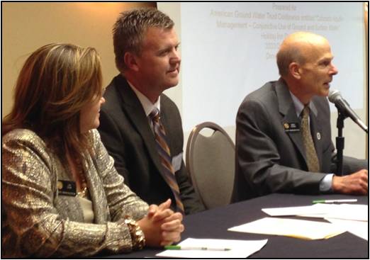 Rep L. Shaine, Rep R. Fischer and Sen S. Renfroe (L to R)