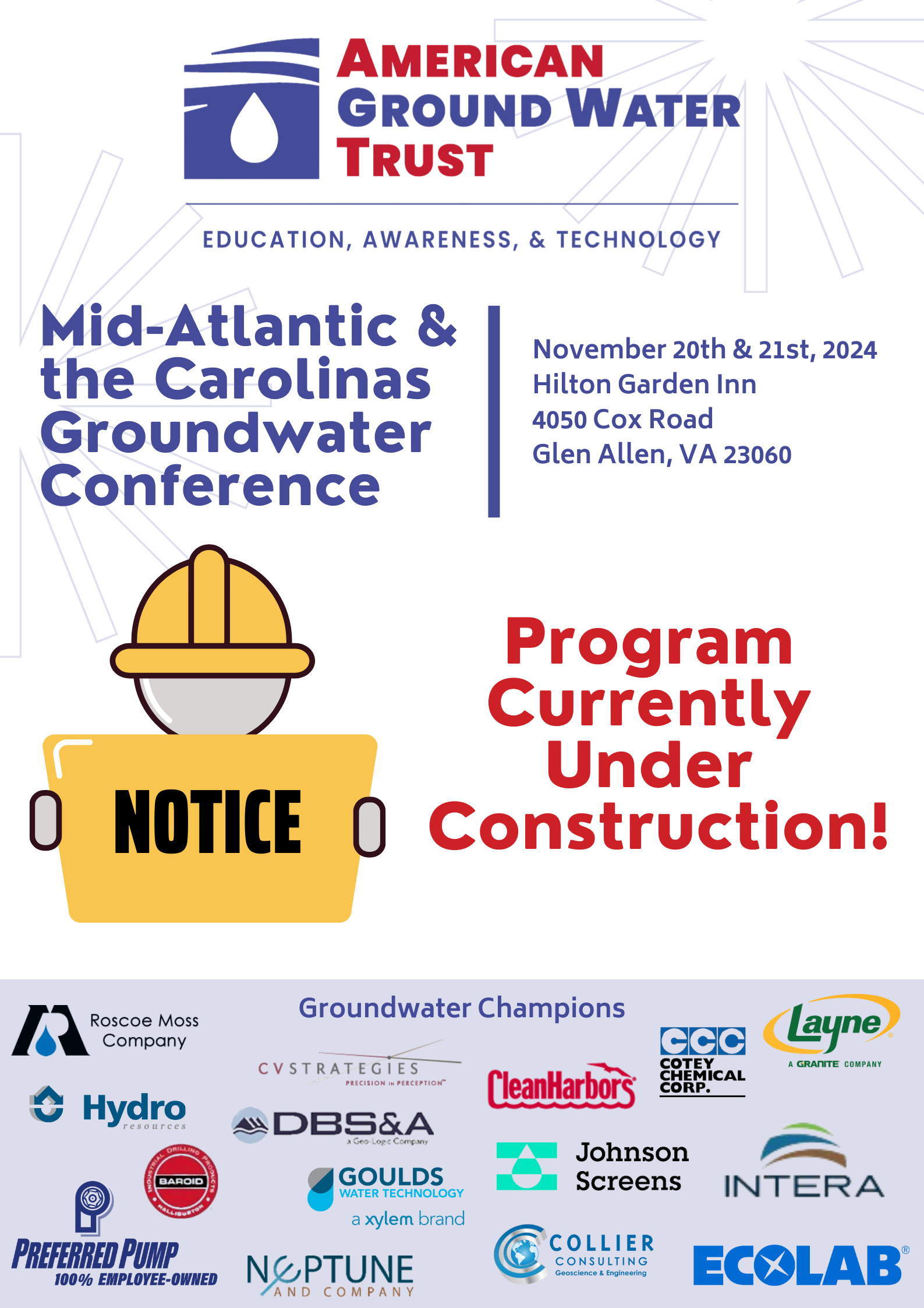 Mid-Atlantic program under construction