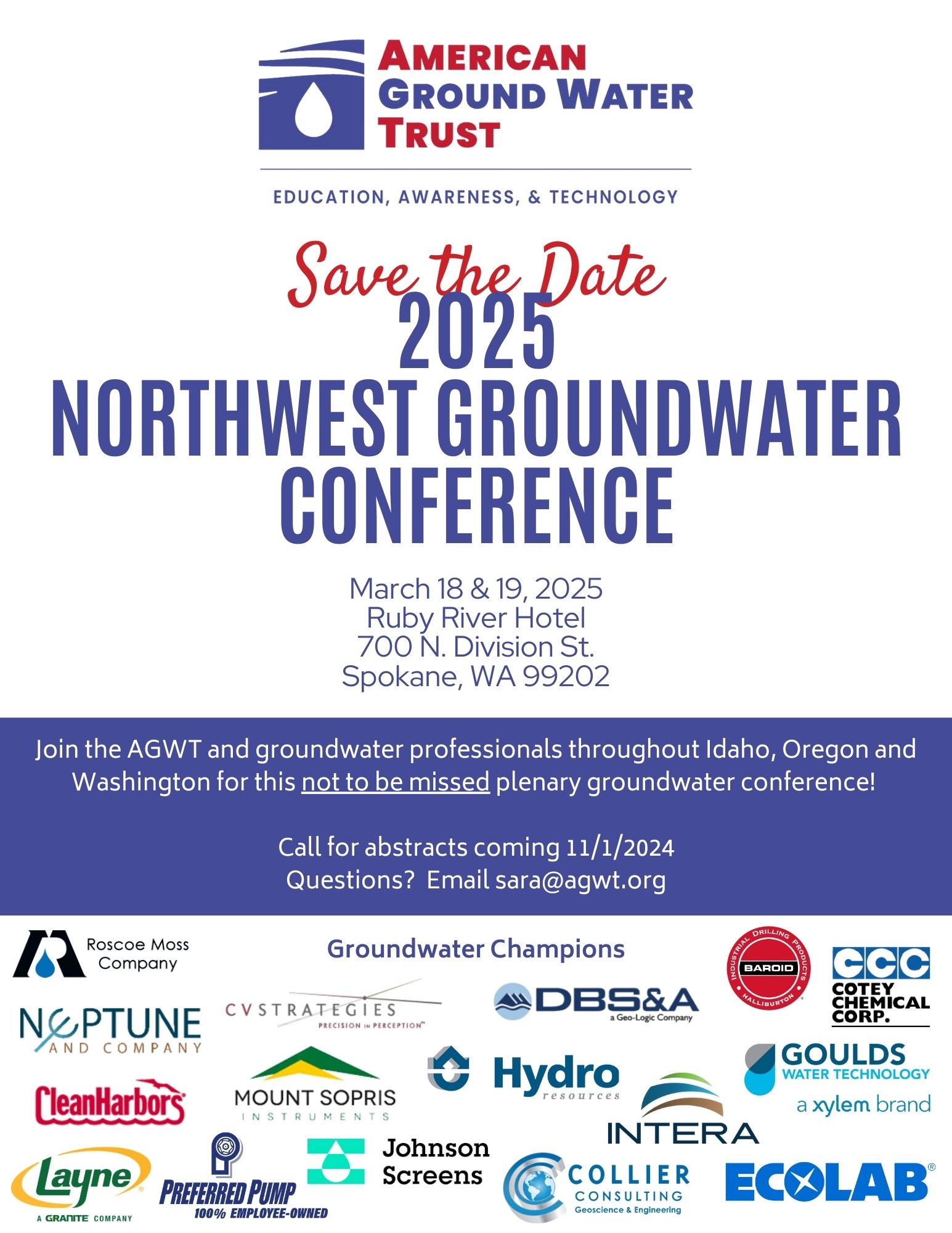 2025 NW GW Conference save the date